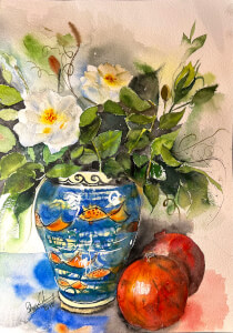 Painting class by Sherry Qasmi