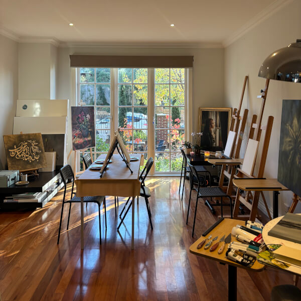 Painting class by Shima Art Studio