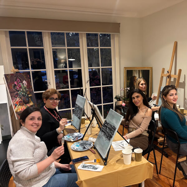 Painting class by Shima Art Studio