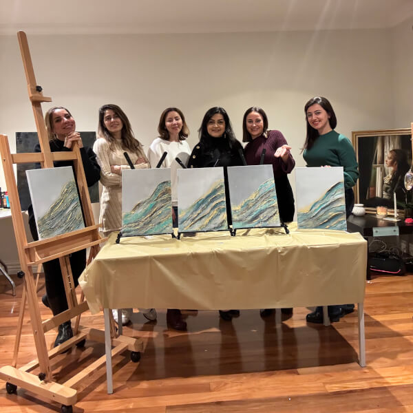 Painting class by Shima Art Studio