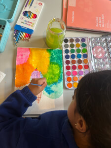 Painting class by Shima Torabian