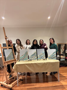 Painting class by Shima Torabian