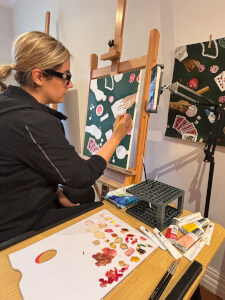 Painting class by Shima Torabian