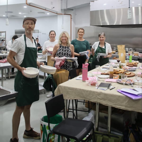 Photo from a Si, Prego! Artisan Baking & Consulting workshop