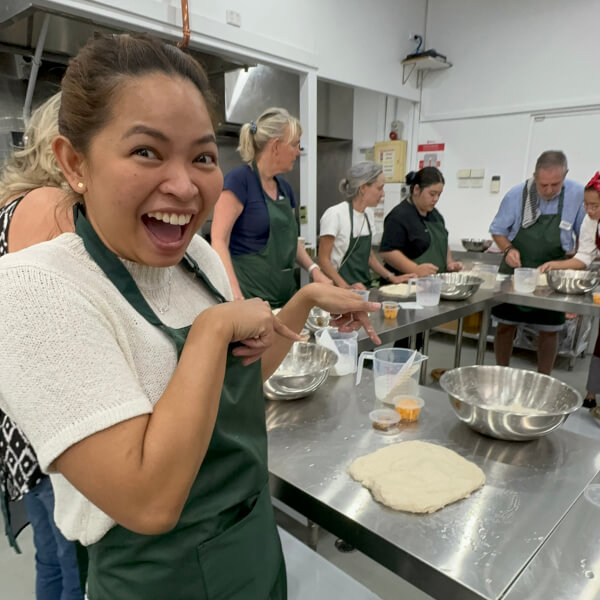 Photo from a Si, Prego! Artisan Baking & Consulting workshop