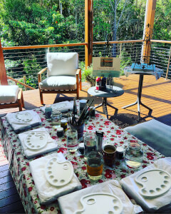 Painting class by Sienna By The Sea Art