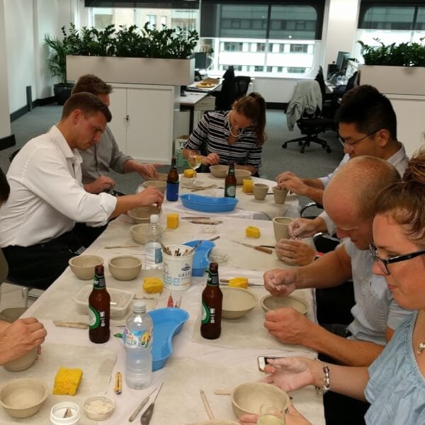 Photo from a Something At Mary's Pottery Classes workshop