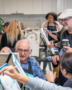 Painting class by Stanley Ave Studio