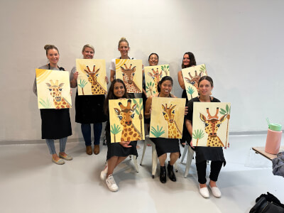 Painting class by Stanley Ave Studio