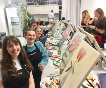 Painting class by Stanley Ave Studio