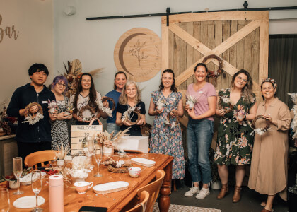 Floristry class by Strike a Posie