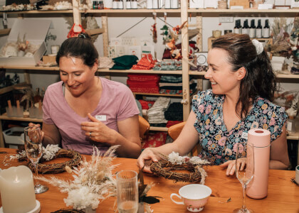 Floristry class by Strike a Posie