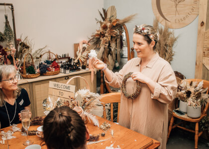 Floristry class by Strike a Posie