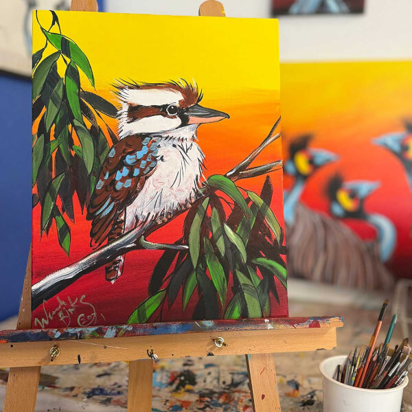 Photo from a Stunned Emu Designs by Wendy Binks workshop