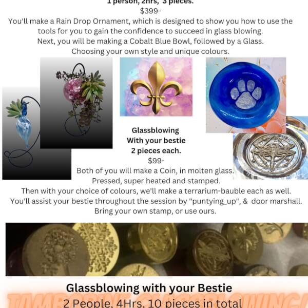 Photo from a Tamborine GlassBlowing workshop