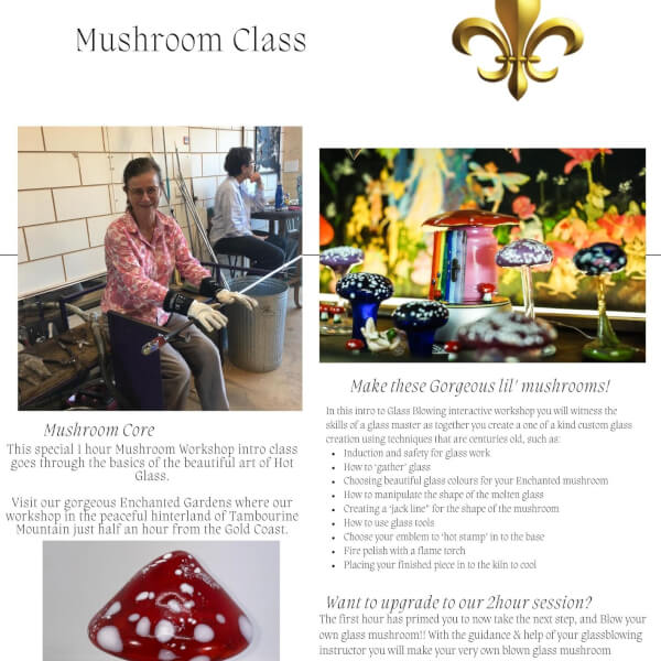 Photo from a Tamborine GlassBlowing workshop