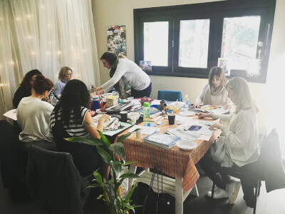 Paper Craft and Ink class by Tameera Kemp