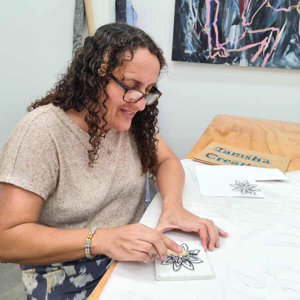 Photo from a Tamsha Creations workshop
