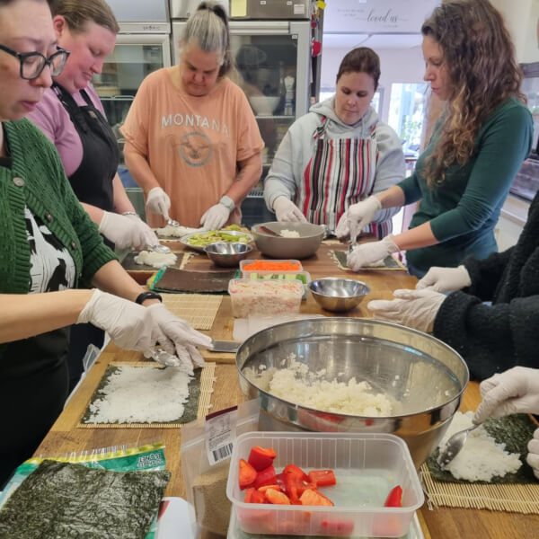 Photo from a Tash Can Cook workshop