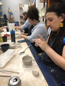 Pottery class by Tennyson Studio