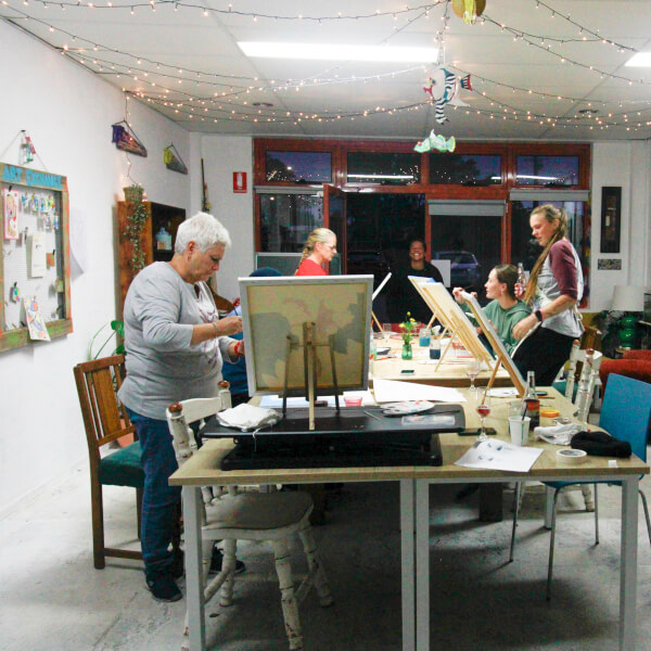 Painting workshops, Culburra Beach