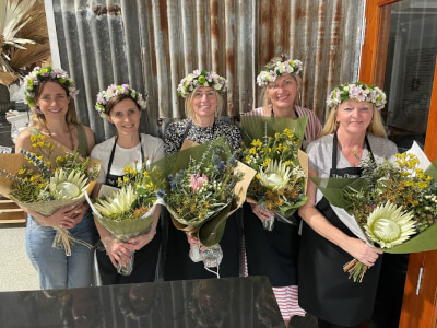 Floristry class by The Flower School