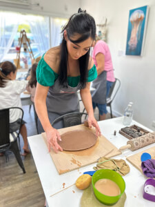 Fluid Art class by The Meraki Connection