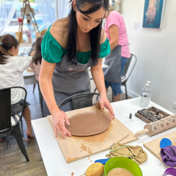 Fluid Art class by The Meraki Connection