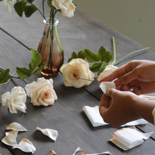 Photo from a The Paper Primrose workshop