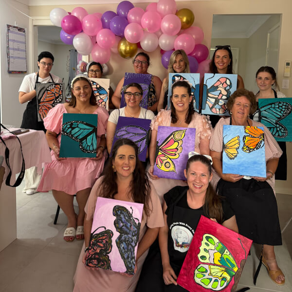 Photo from a Therapeutic Art For Positive Wellness workshop