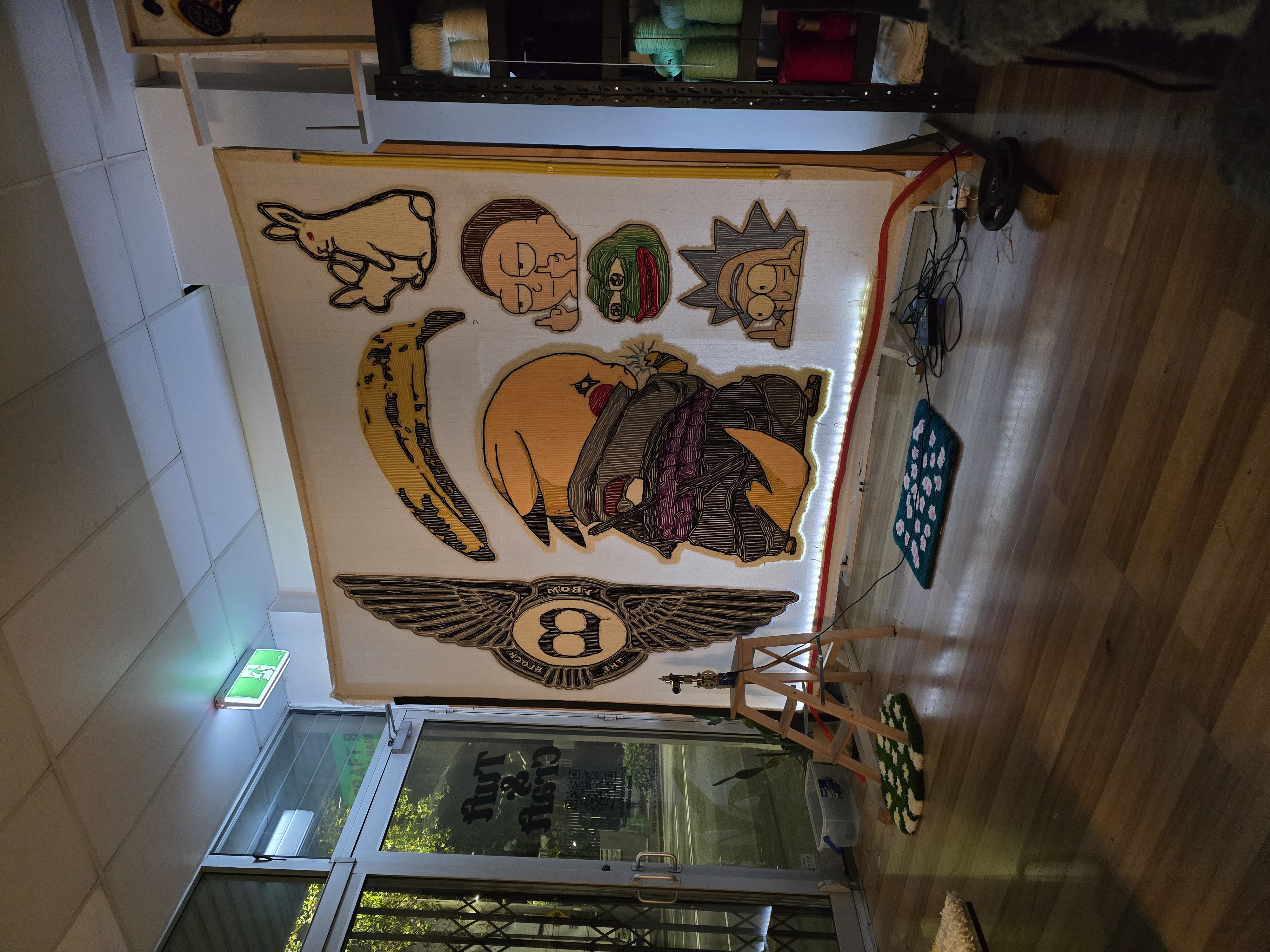 Textiles class by Tuft and craft