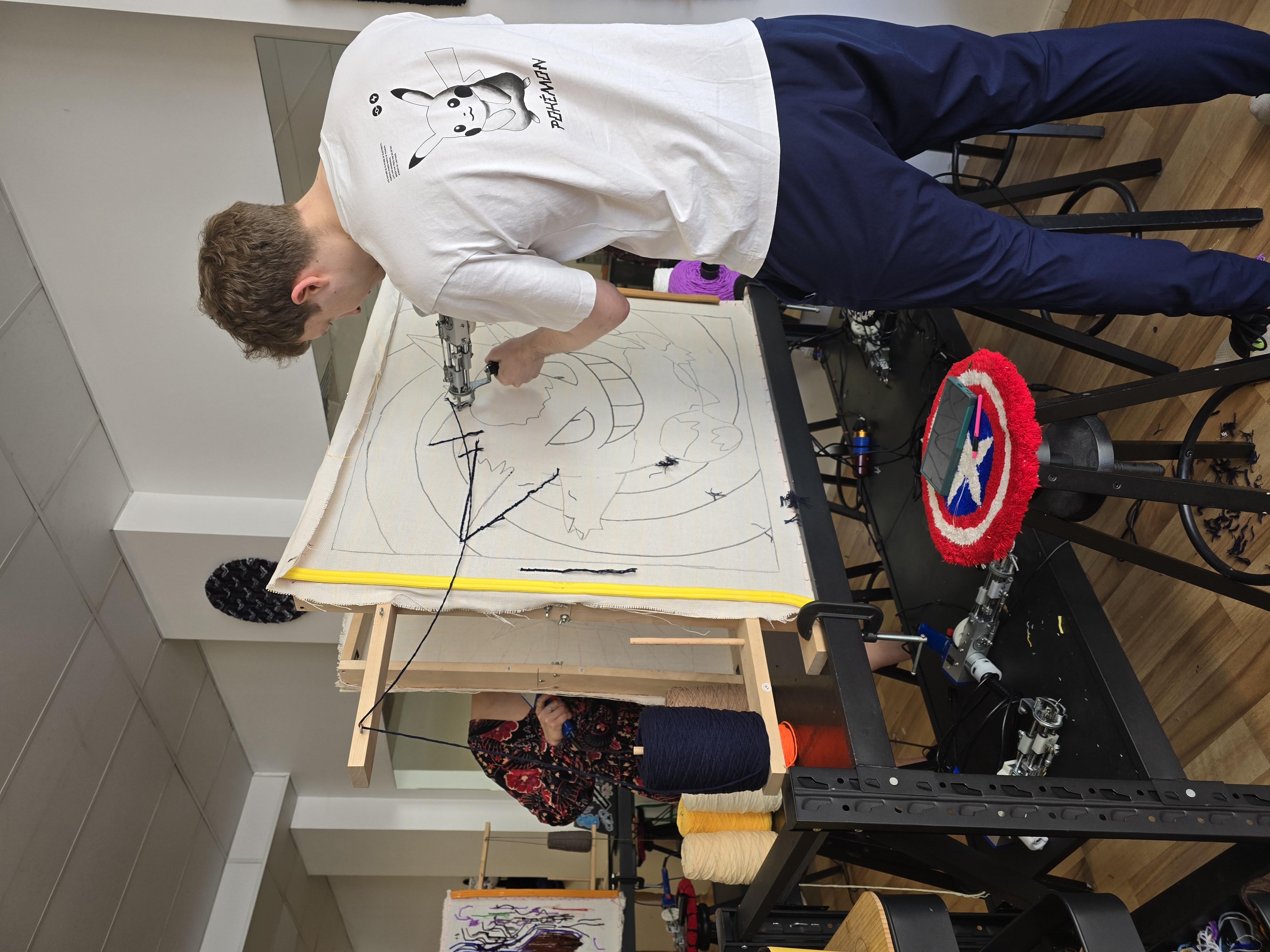 Textiles class by Tuft and craft