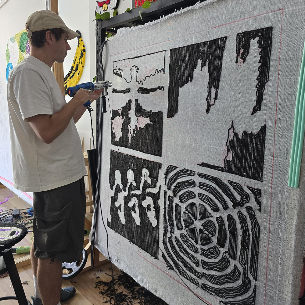 Textiles class by Tuft and craft