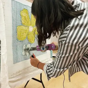 Textiles class by Tuft City