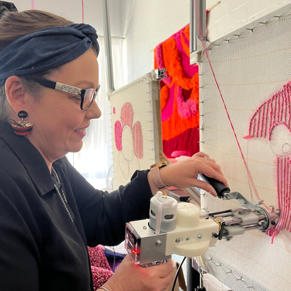 Textiles class by Tuft City