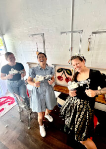 Textiles class by Tuft City