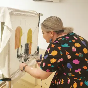 Textiles class by Tuft City