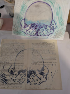 Textiles class by Up The Hill Art