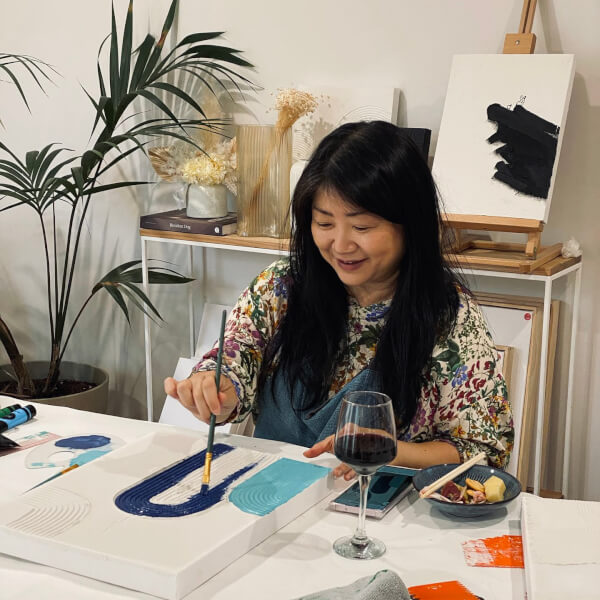Textiles class by Vanessa Wong