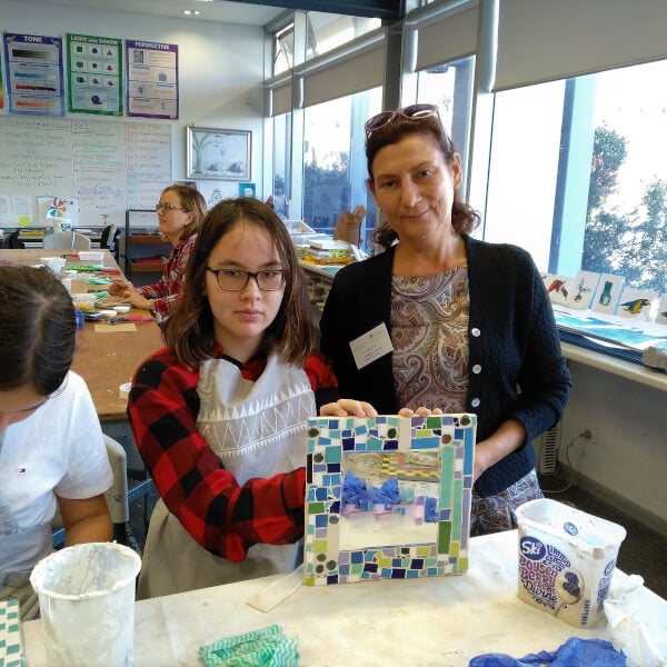 Glassblowing and Mosaic class by WA MosaicArt
