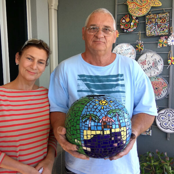 Glassblowing and Mosaic class by WA MosaicArt