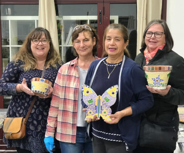 Glassblowing and Mosaic class by WA MosaicArt