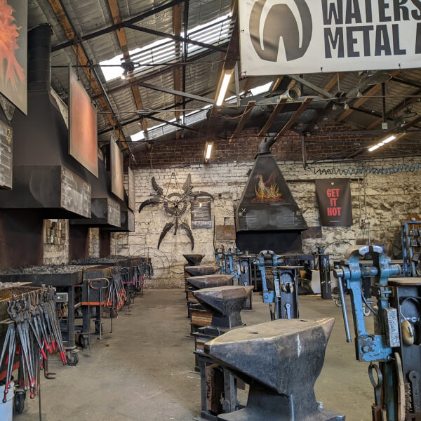 Metalwork class by Waterside Metal Art Studio