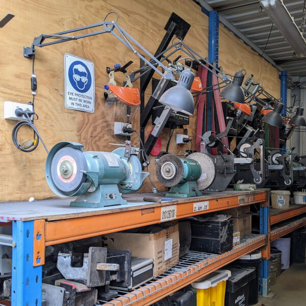 Metalwork class by Waterside Metal Art Studio