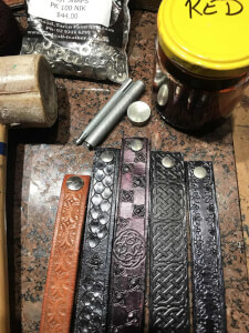 Textiles class by Wendys Leather Learning