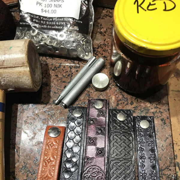 Textiles class by Wendys Leather Learning