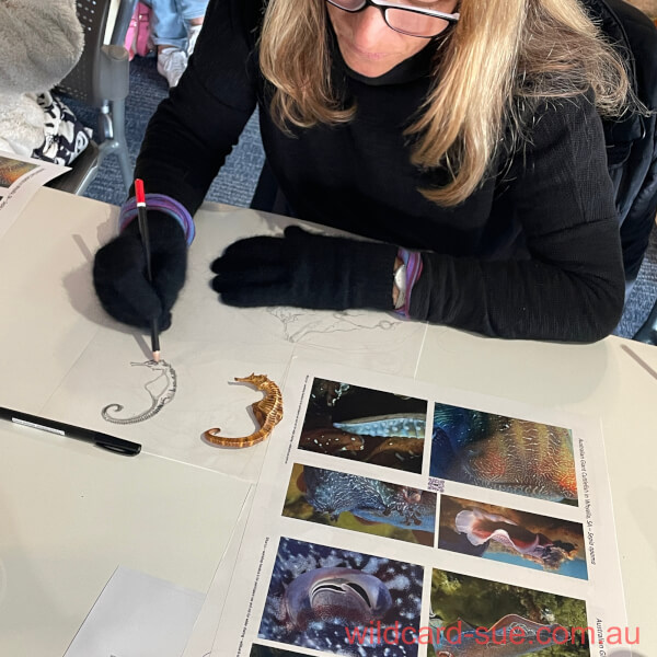 Photo from a Wildcard-Sue workshop