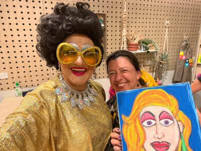 Painting class by Wonder Mama's Create and Make Workshops