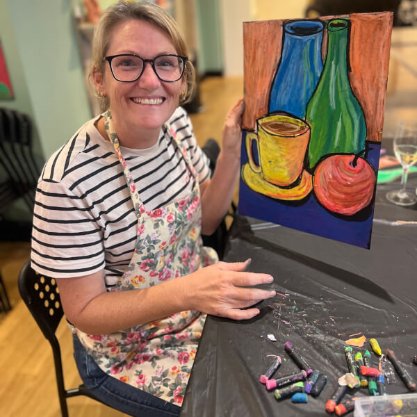 Painting class by Wonder Mama's Create and Make Workshops