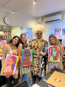 Painting class by Wonder Mama's Create and Make Workshops